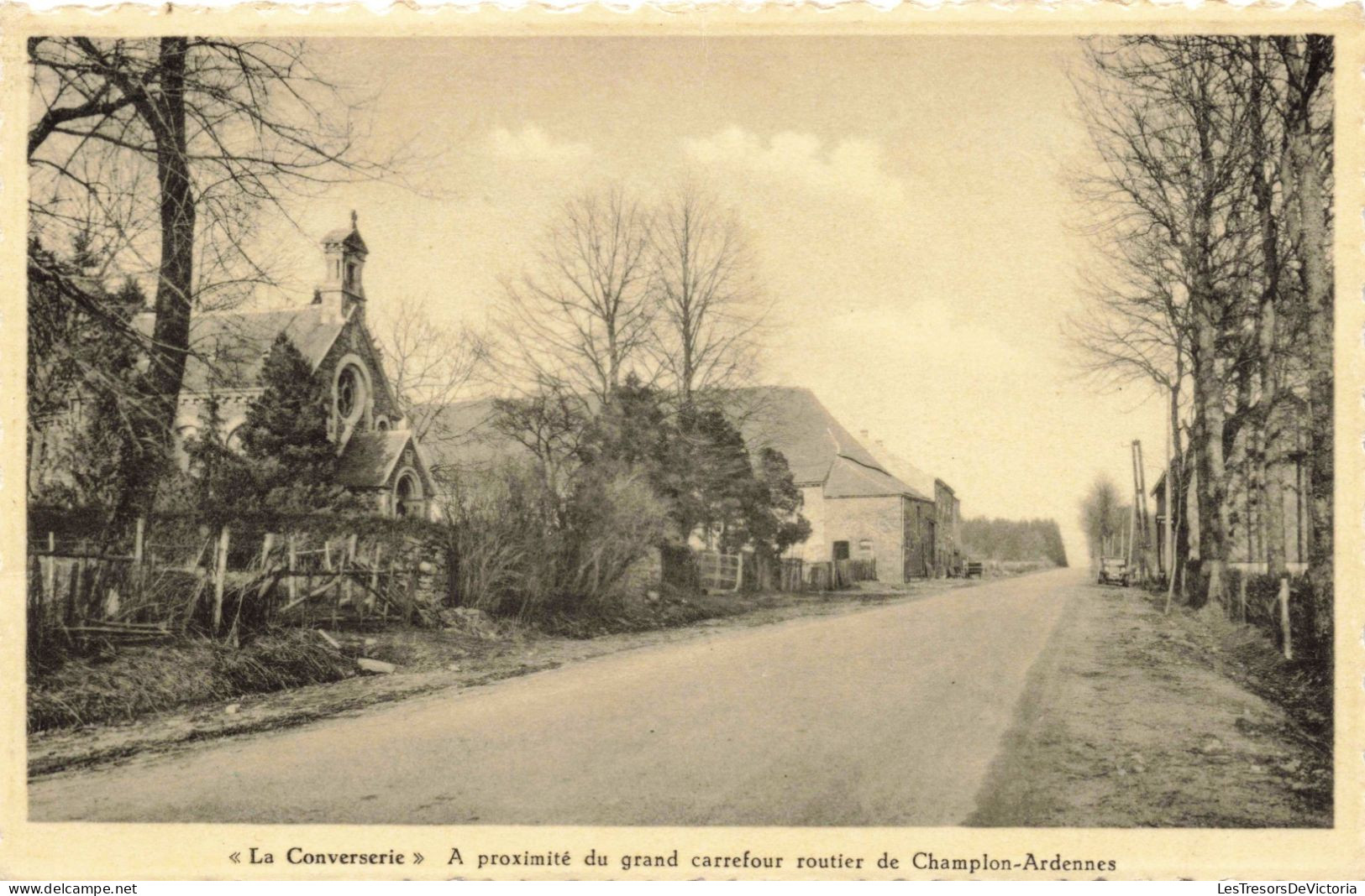 BELGIQUE - " La Converserie " A Proximité Du Grand Carrefour Routier De Champlon-Ardennes - Carte Postale Ancienne - Tenneville