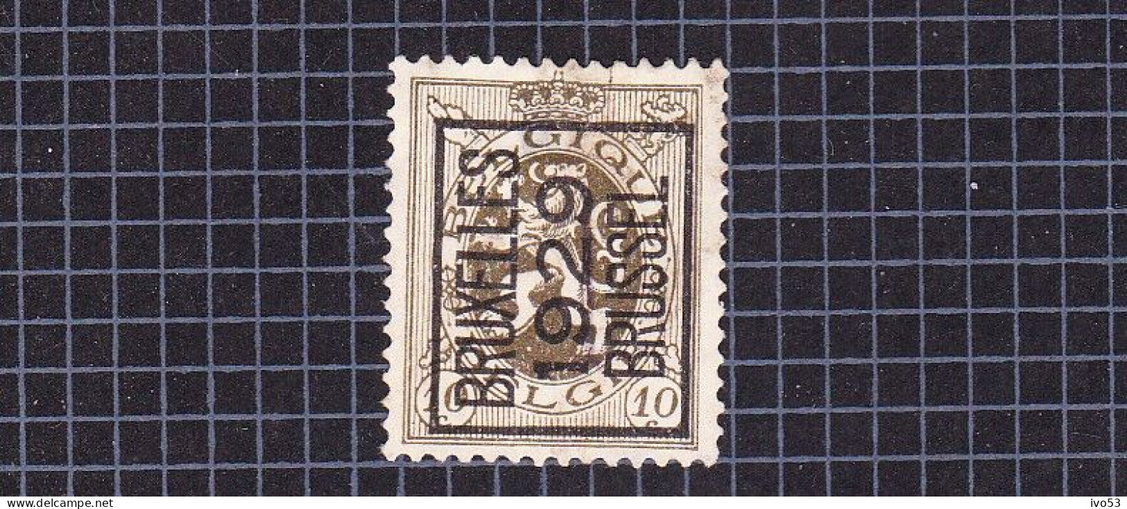 Heraldieke Leeuw:nr 280(*) Zonder Gom,voorafstempeling:Bruxelles 1929 Brussel. - Typos 1929-37 (Heraldischer Löwe)