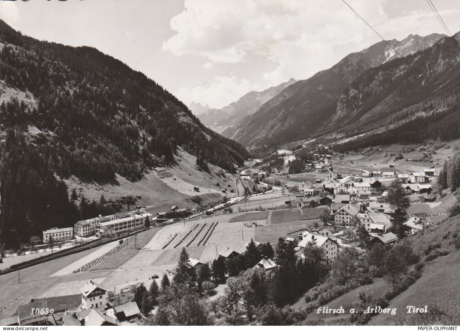 A 6572 FLIRSCH, Blick über Den Ort, 1963 - Landeck