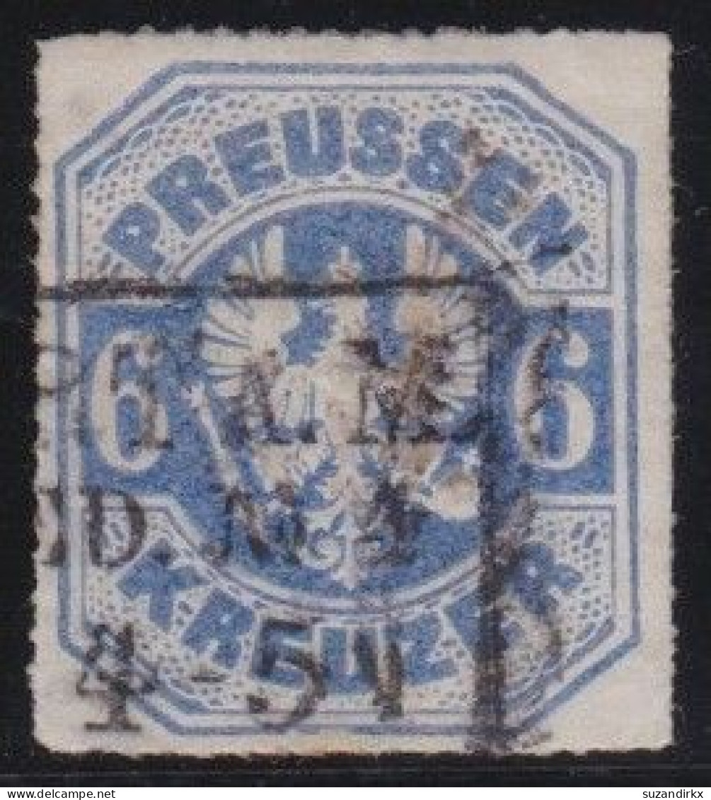 Preussen        -     Michel   -   25  (2 Scans)     -       O       -    Gestempelt - Used