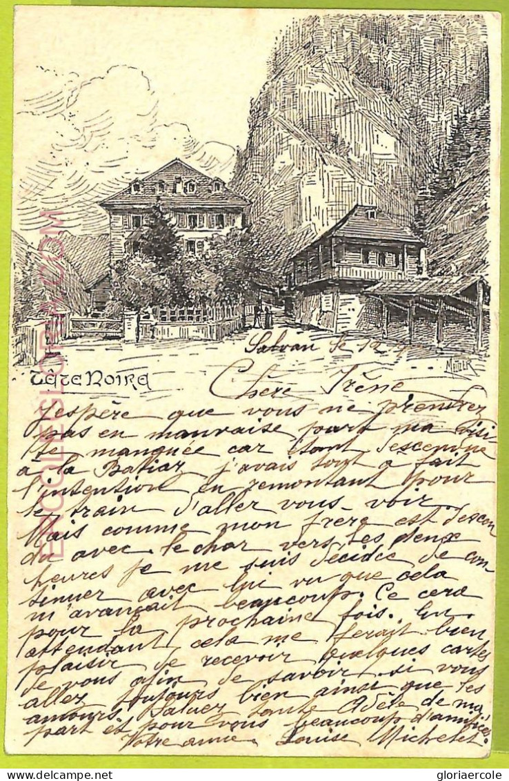 Ad5140 - SWITZERLAND Schweitz - Ansichtskarten VINTAGE POSTCARD - Salvan - 1905 - Salvan