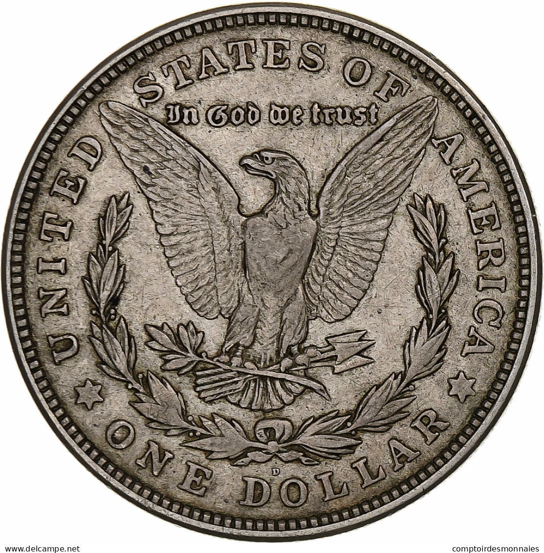 États-Unis, 1 Dollar, 1921, Denver, Argent, TTB+, KM:110 - 1878-1921: Morgan