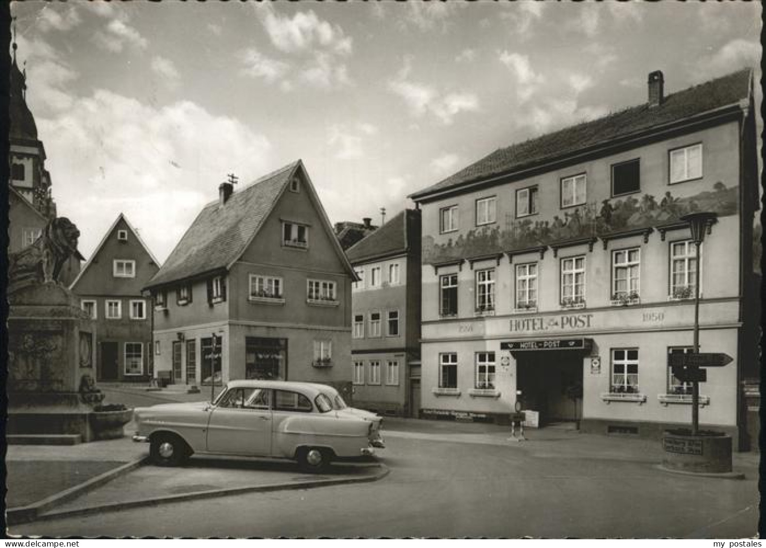 41326920 Amorbach Miltenberg Hotel Post Am Kriegerdenkmal Opel  - Amorbach