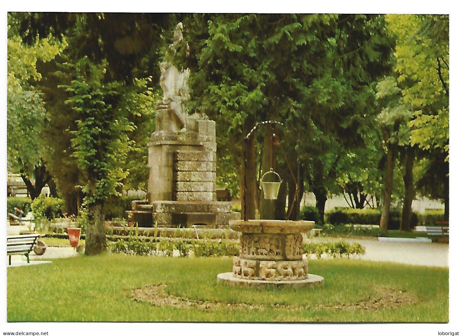 PARQUE ROSALIA DE CASTRO, MONUMENTO A ANGEL LOPEZ PEREZ / ROSALIA DE CASTRO PARK.- LUGO.- ( ESPAÑA) - Lugo