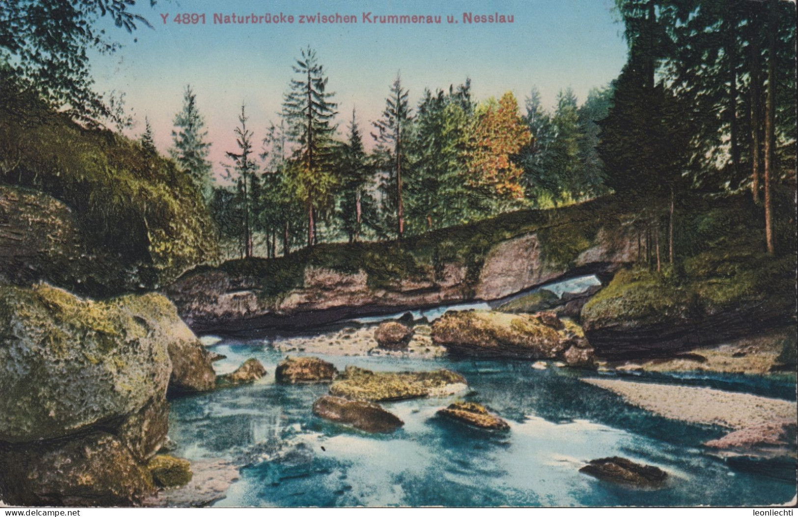 Naturbrücke Zwischen Krummenau Und Nesslau, BM: Zum: 184, Mi: 204x - Krummenau