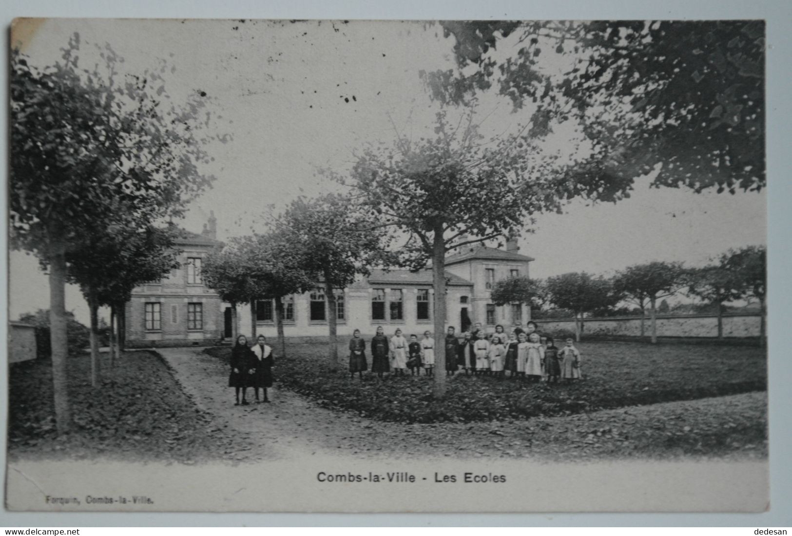 Cpa Combs La Ville Les écoles - Animé 1904 - NOV52 - Combs La Ville