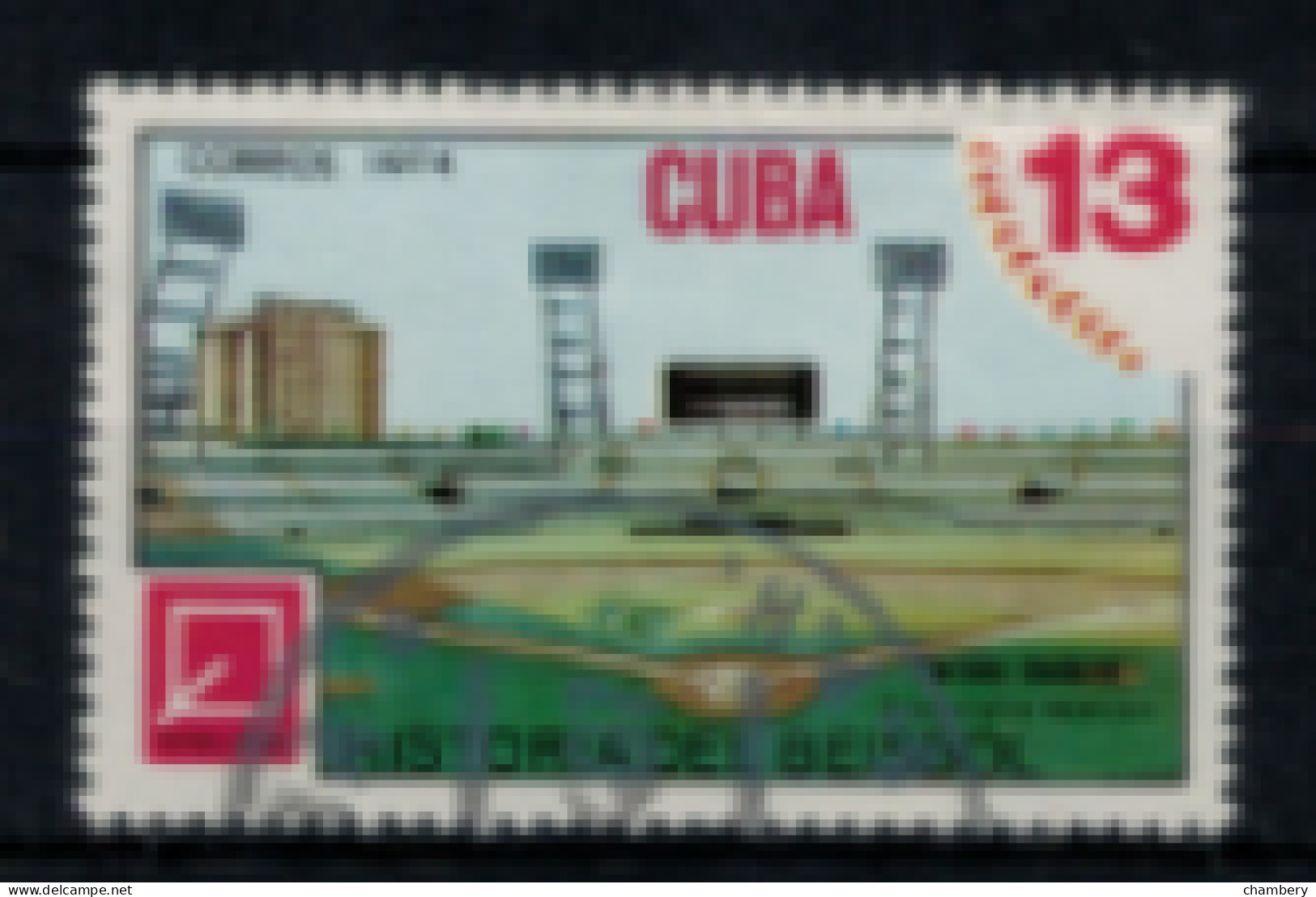 Cuba - "Histoire Du Base-ball : Stade" - Oblitéré N° 1808 De 1974 - Usados