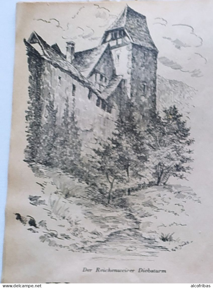 Revue Der Sonntag Le Dimanche Ribeauvillé Proces Des Sorcieres (photo Et Gravures) Mont Saint Odile Le Pain (faucheur) - Hobby & Verzamelen