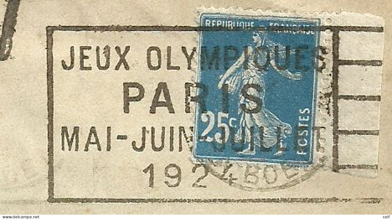 Brief Vanuit PARIS (stempel OLYMPIADE) Getaxeerd (taxe) Met Zegel 211 Voorzien Van De "T", Stempel AUVELAIS (Rare)!! - 1921-1925 Kleine Montenez