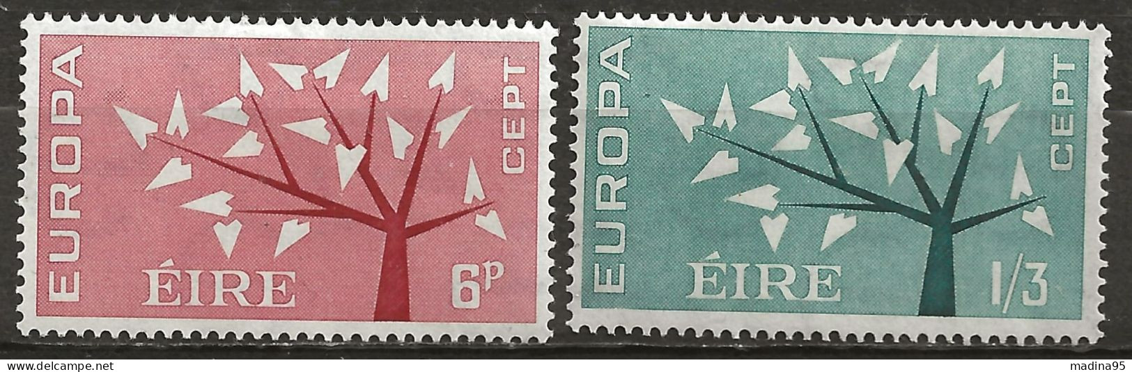 IRLANDE: *, N° YT 155 Et 156, Ch. Lég., Europa, TB - Unused Stamps