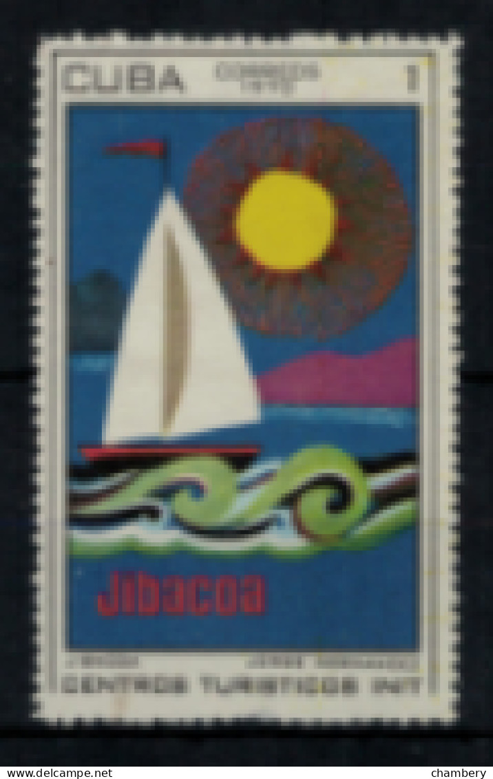 Cuba - "Tourisme : Plage De Jibacoa" - Oblitéré N° 1368 De 1970 - Used Stamps