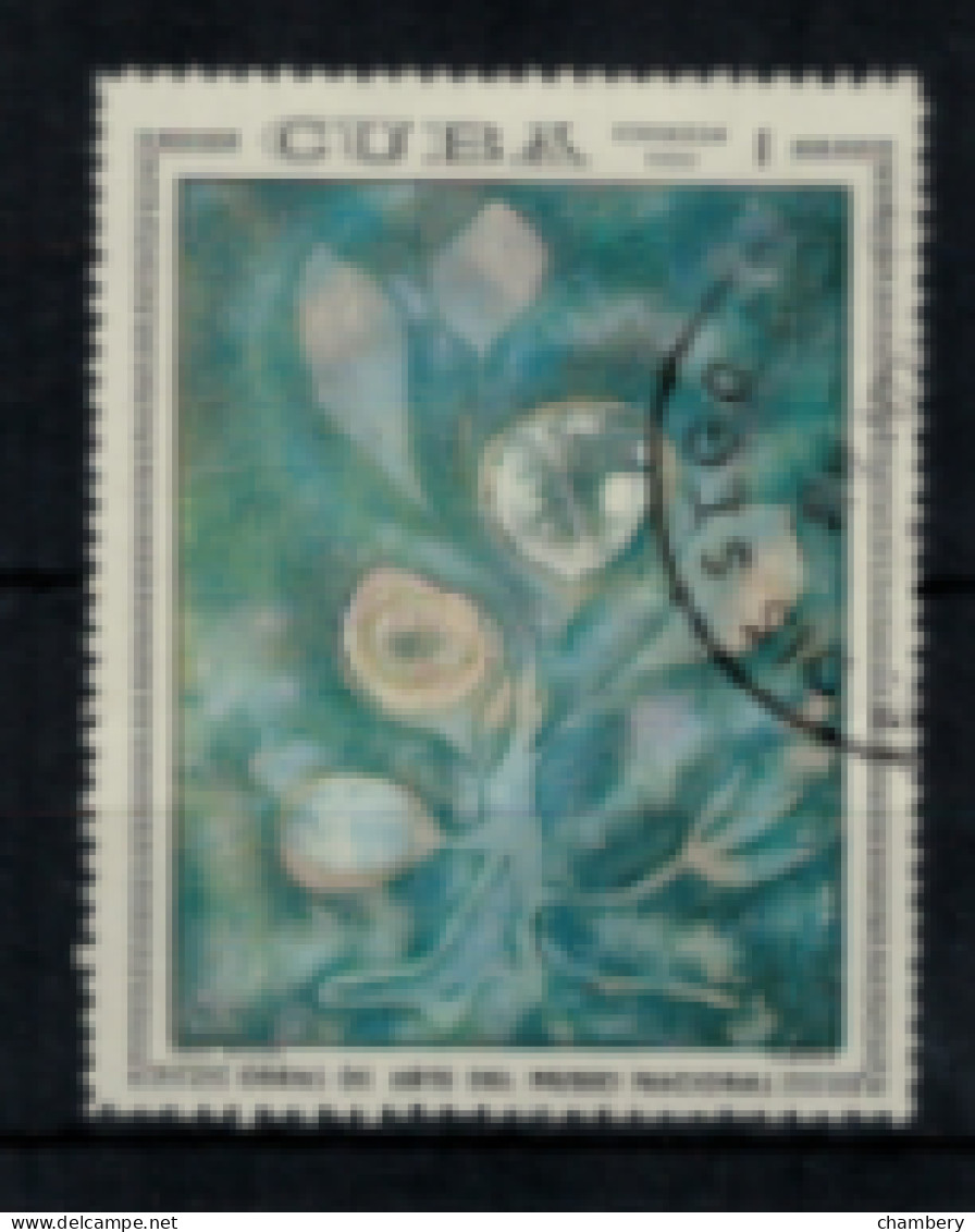 Cuba - "Oeuvres D'art Du Musée National : "Fleurs" De Raoul Miljan" - Oblitéré N° 1284 De 1969 - Usados