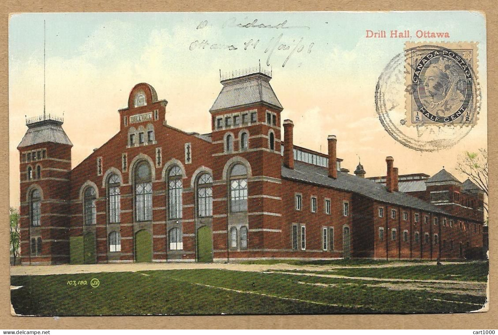 CANADA DRILL HALL OTTAWA 1908 N°H088 - Ottawa