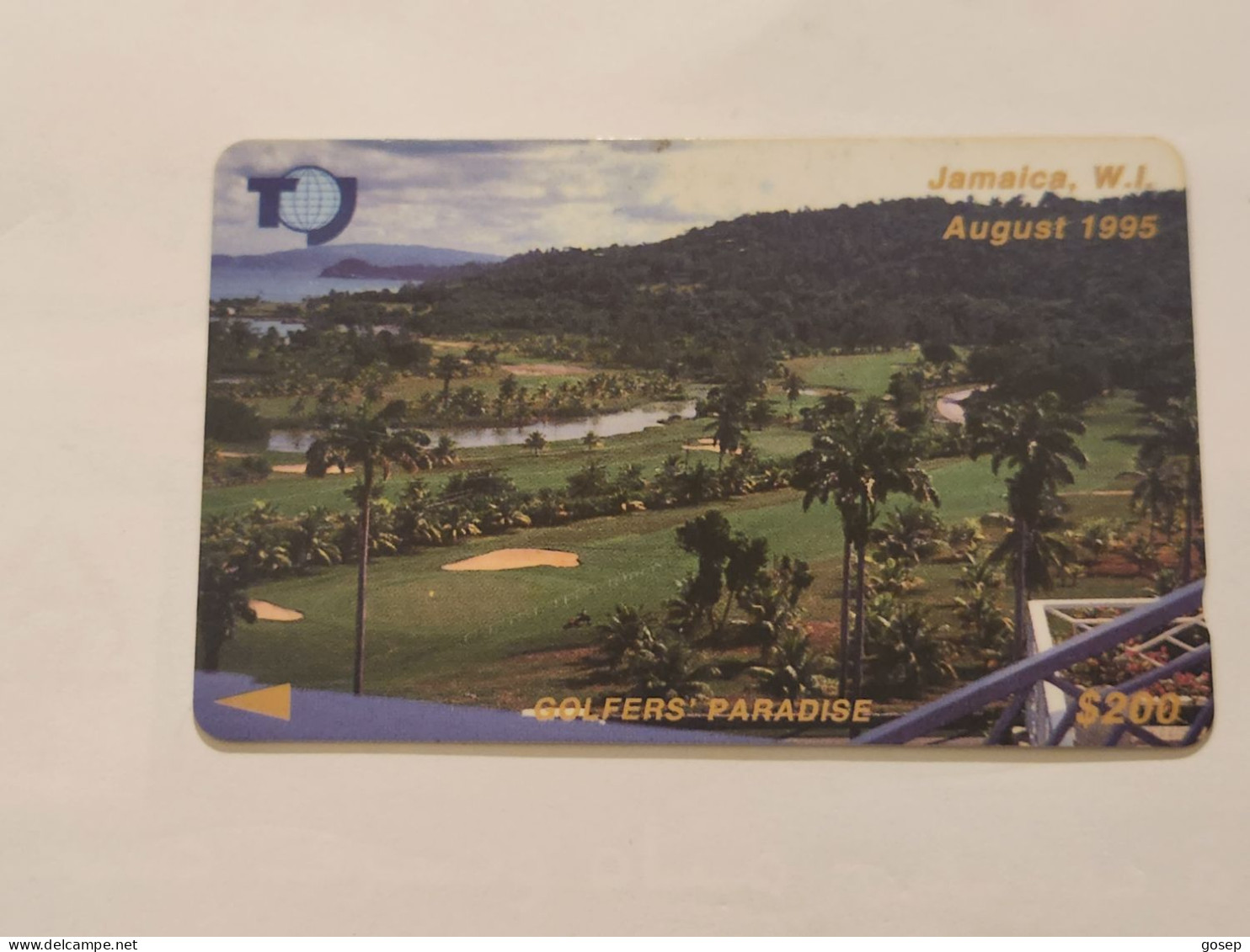 JAMAICA-(19JAMB-JAM-19B)-Golfers Paradise-(23)-(19JAMB121099)-(J$200)-used Card+1card Prepiad - Giamaica