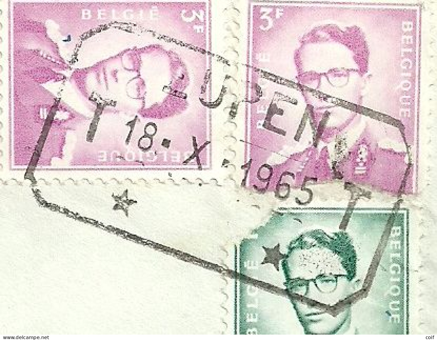 1066+1067 Op Brief Per EXPRES Met Telegraafstempel EUPEN  (Oostkantons)(cantons De L'Est) - 1953-1972 Lunettes