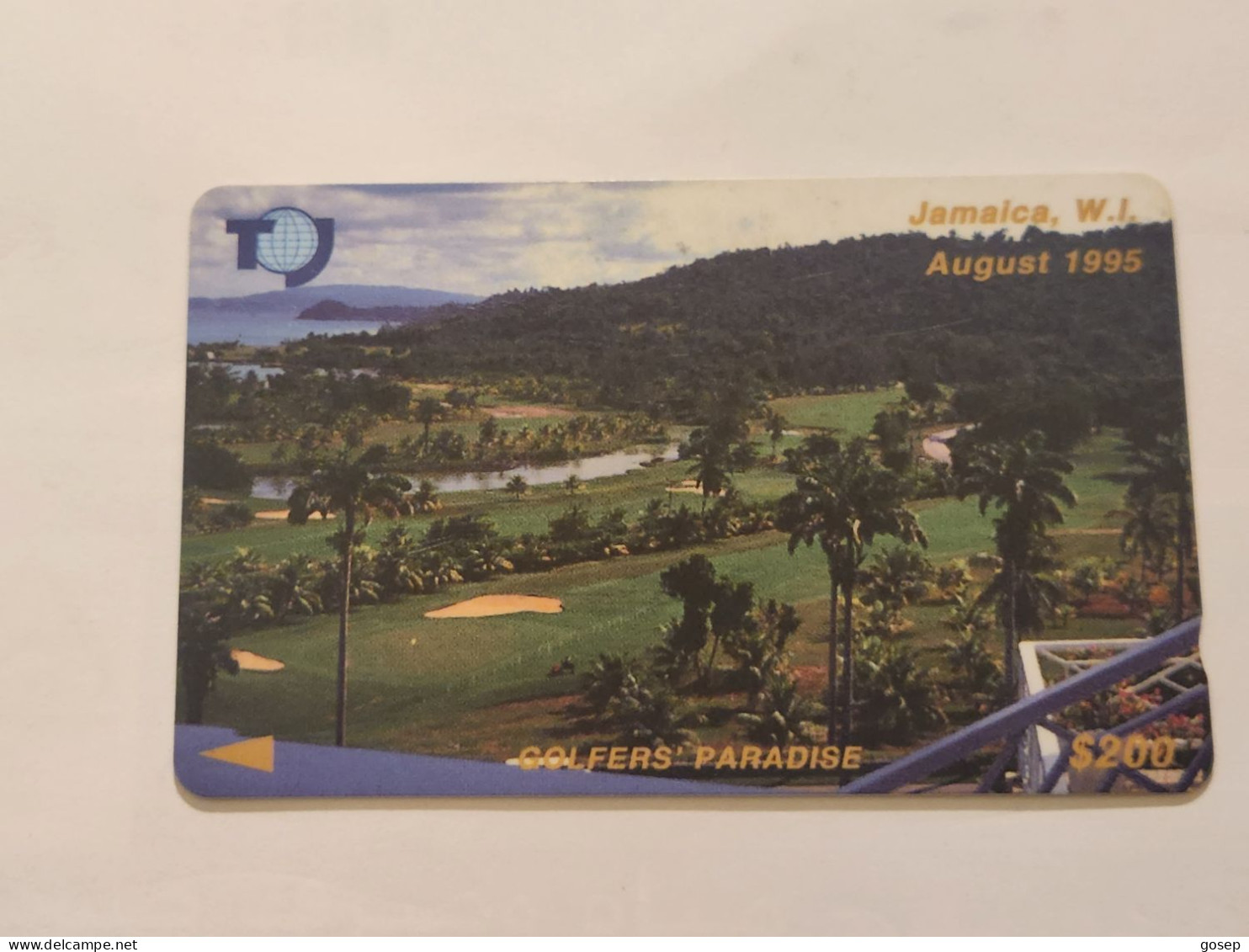 JAMAICA-(19JAMB-JAM-19B)-Golfers Paradise-(24)-(19JAMB128365)-(J$200)-used Card+1card Prepiad - Jamaïque