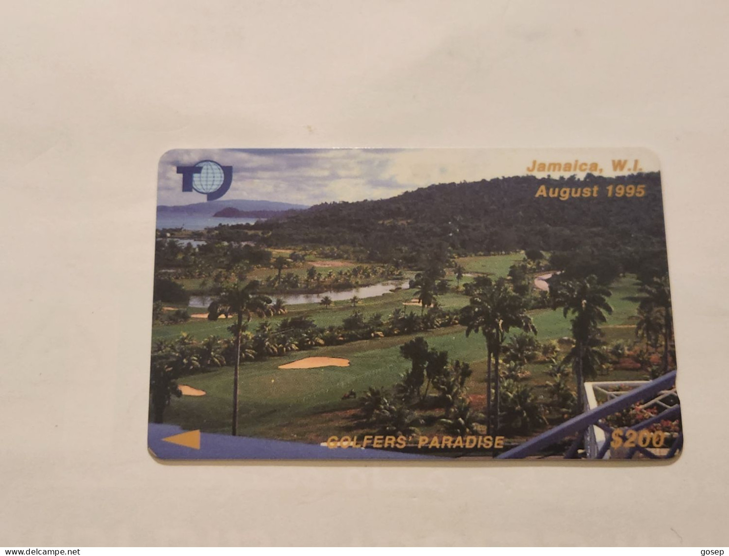 JAMAICA-(19JAMB-JAM-19B)-Golfers Paradise-(26)-(19JAMB144333)-(J$200)-used Card+1card Prepiad - Jamaica