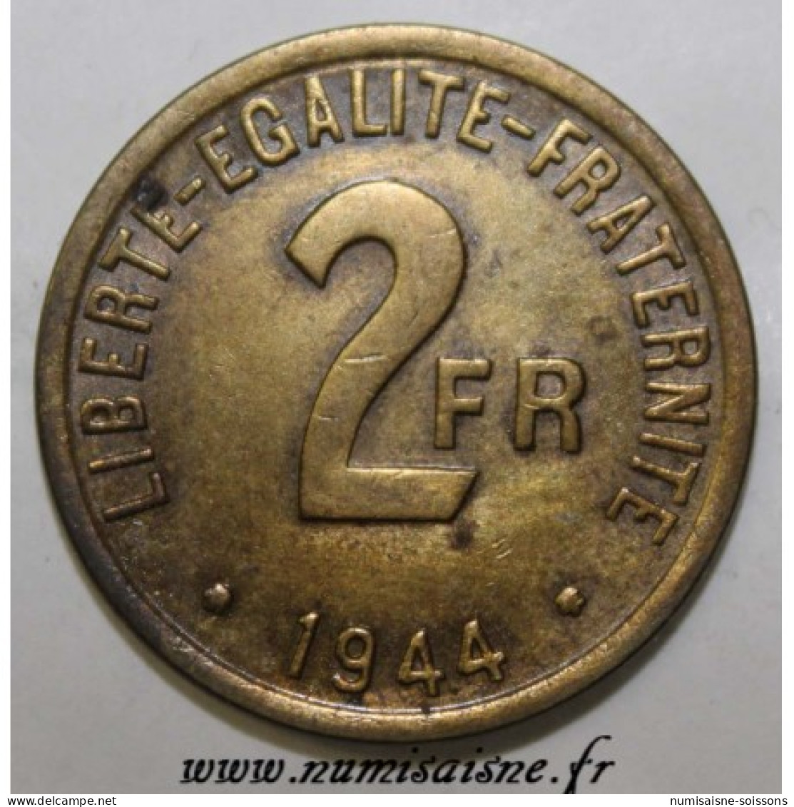 GADOURY 537 - 2 FRANCS 1944 - TYPE FRANCE LIBRE - KM 905 - TTB - 2 Francs