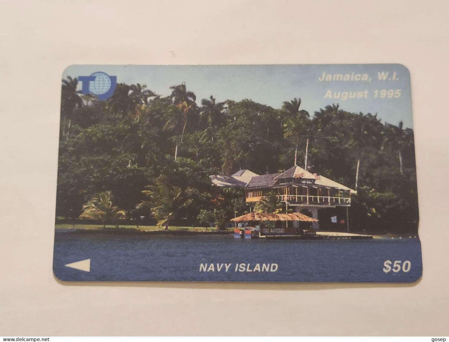 JAMAICA-(23JAMA -JAM-23A)-Navy Island-(37)-(23JAMA191465)-(J$50)-used Card+1card Prepiad - Jamaïque