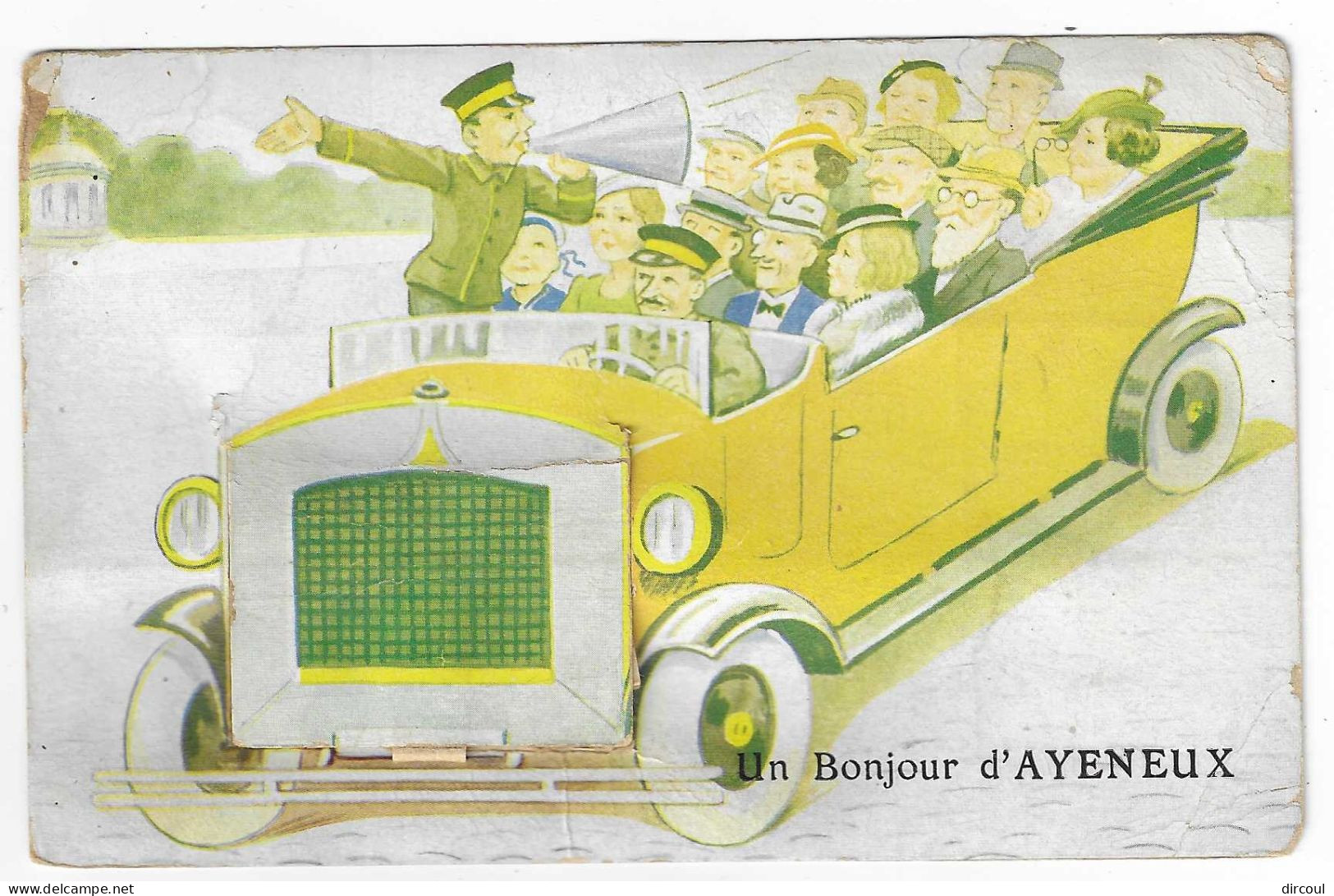 55878  BONJOUR   D'  Ayeneux  Carte  à  Syteme - Soumagne