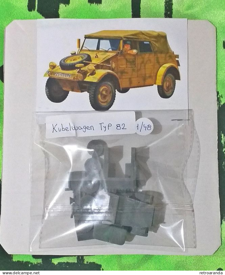 Kit Maqueta - Vehículo Militar - Volkswagen Kübelwagen (Volkswagen Tipo 82) . WWI . - Véhicules Militaires