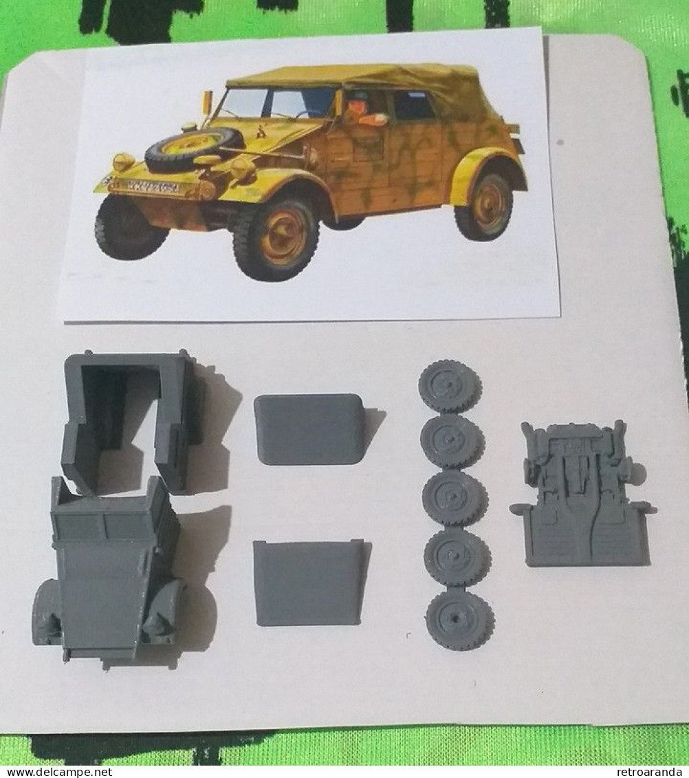 Kit Maqueta - Vehículo Militar - Volkswagen Kübelwagen (Volkswagen Tipo 82) . WWI . - Military Vehicles