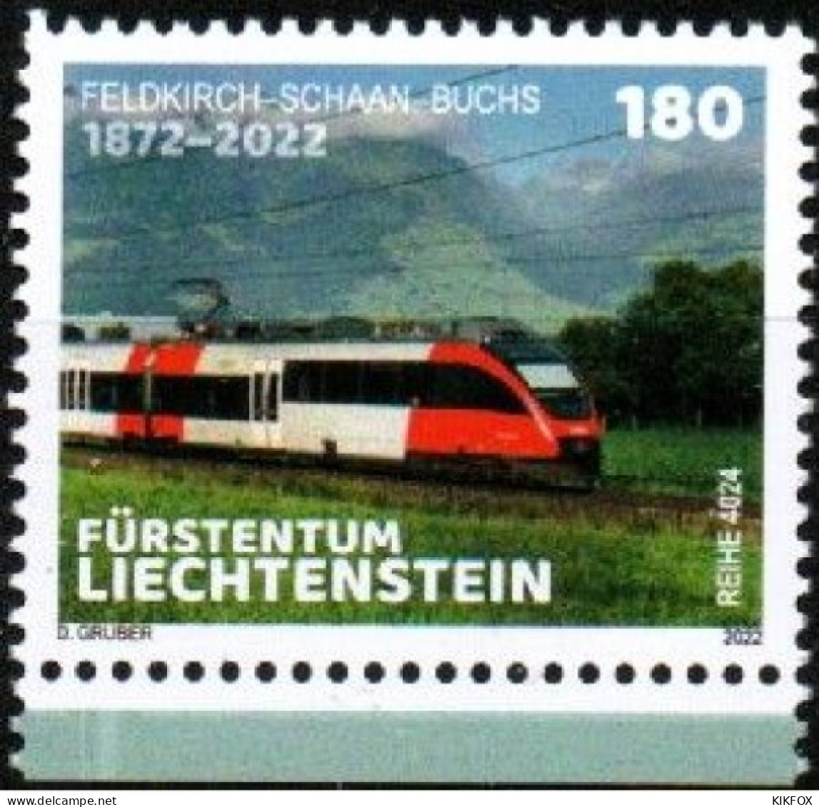 LIECHTENSTEIN ,2022, MI  2065  AUS (Bl.47) Feldkirch-Schaan-Buchs, POSTFRISCH - Unused Stamps