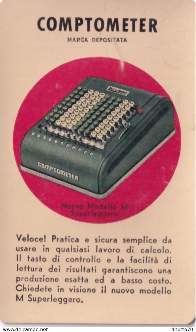 Calendarietto - Comptoeter - Carlo Ferraris Soc.att- Napoli - Anno 1948 - Petit Format : 1941-60