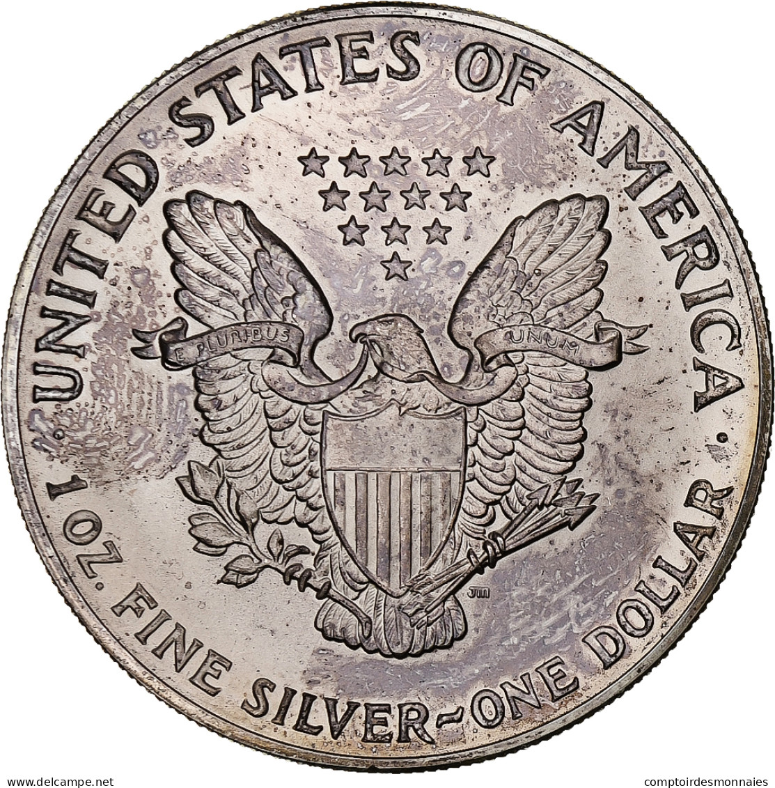 États-Unis, Dollar, Silver Eagle, 1992, 1 Oz, Argent, SUP - Argent