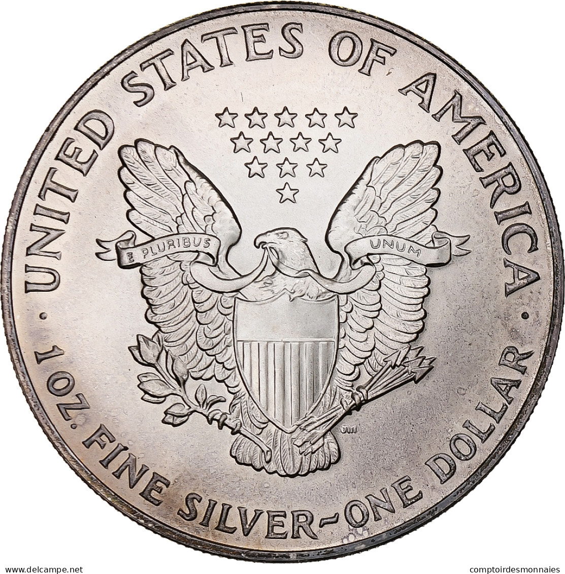 États-Unis, Dollar, 1993, Philadelphie, 1 Oz, Argent, SPL, KM:273 - Plata