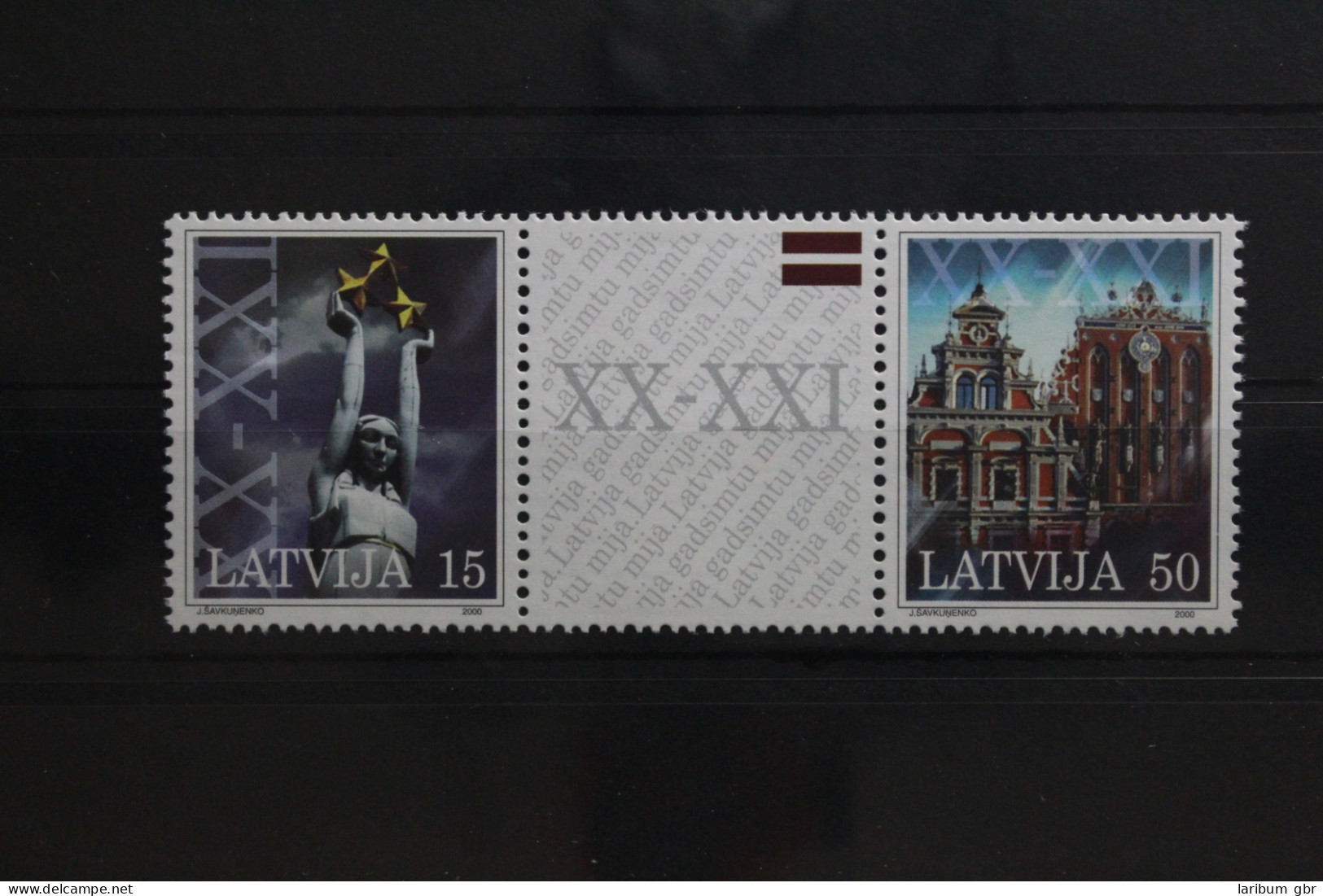 Lettland 529 A-530 A Postfrisch Als Dreierstreifen #TF533 - Lettonie