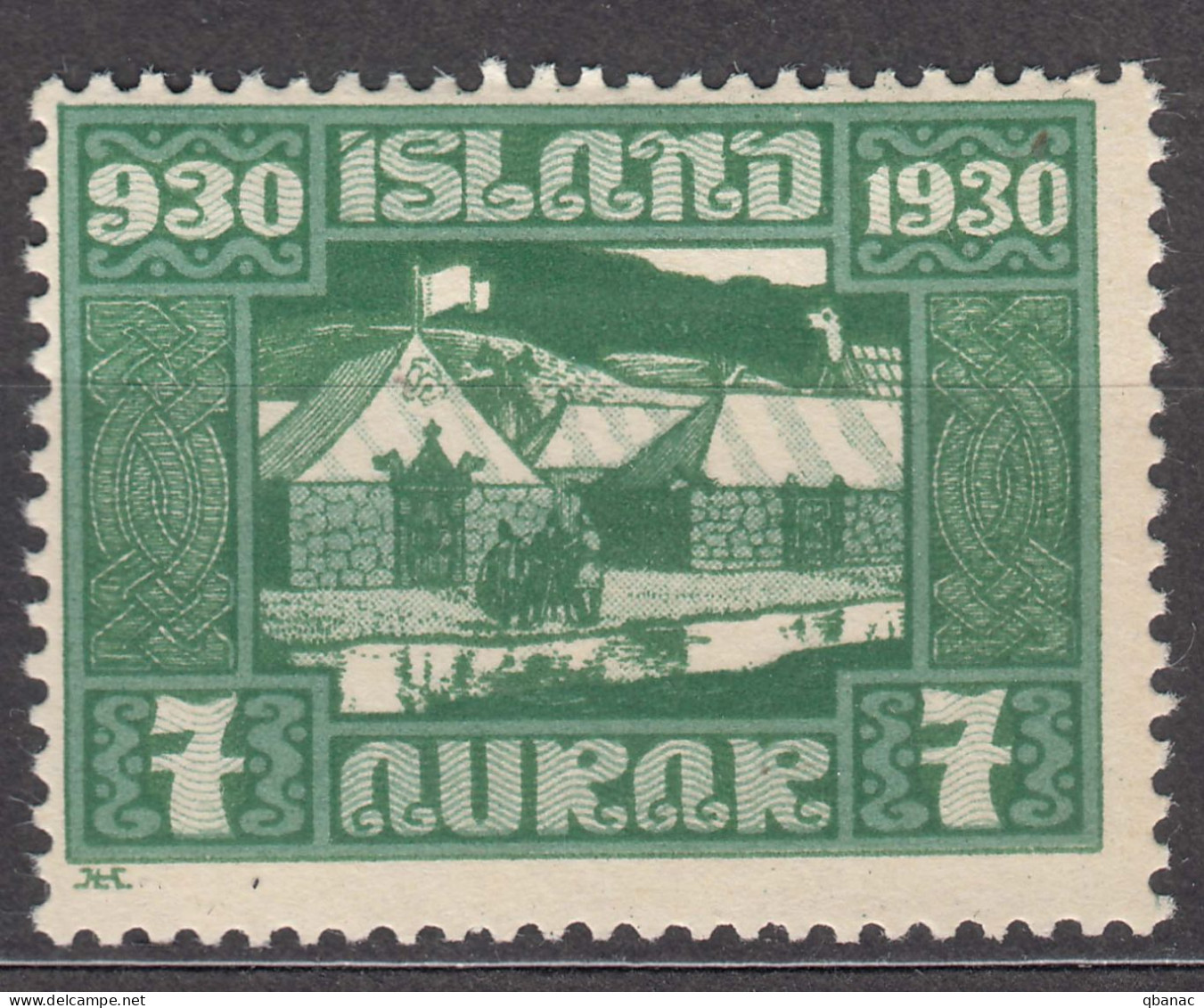 Iceland Island Ijsland 1930 Mi#127 Mint Hinged - Nuovi