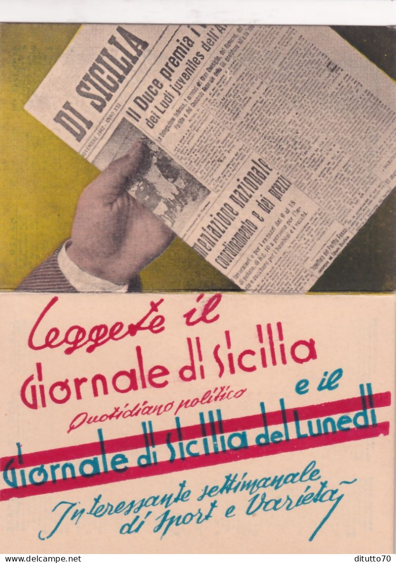 Calendarietto - Il Giornale Di Sicilia - Anno 1943 - Petit Format : 1941-60