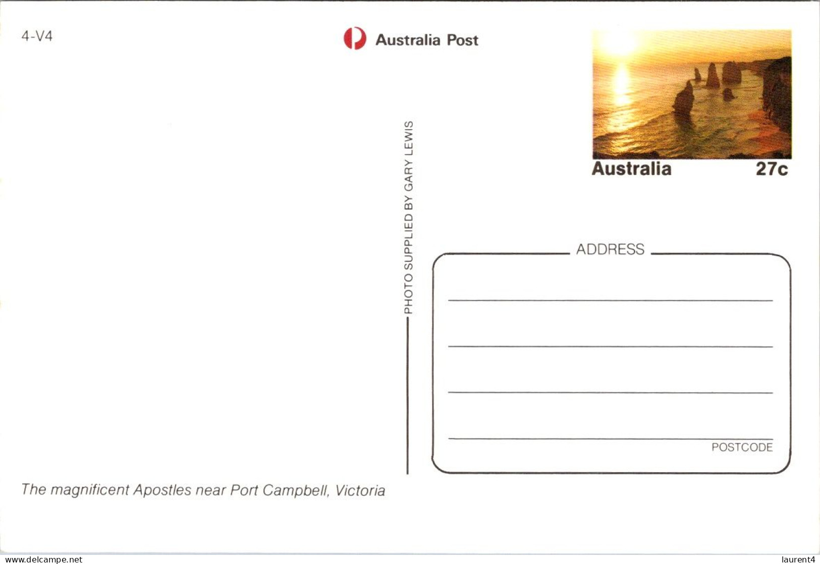 25-1-2024 (2 X 20) Australia (2 Pre-pai Maxicard) - VICTORIA - VIC - Sunset Over The Ocean - Other & Unclassified