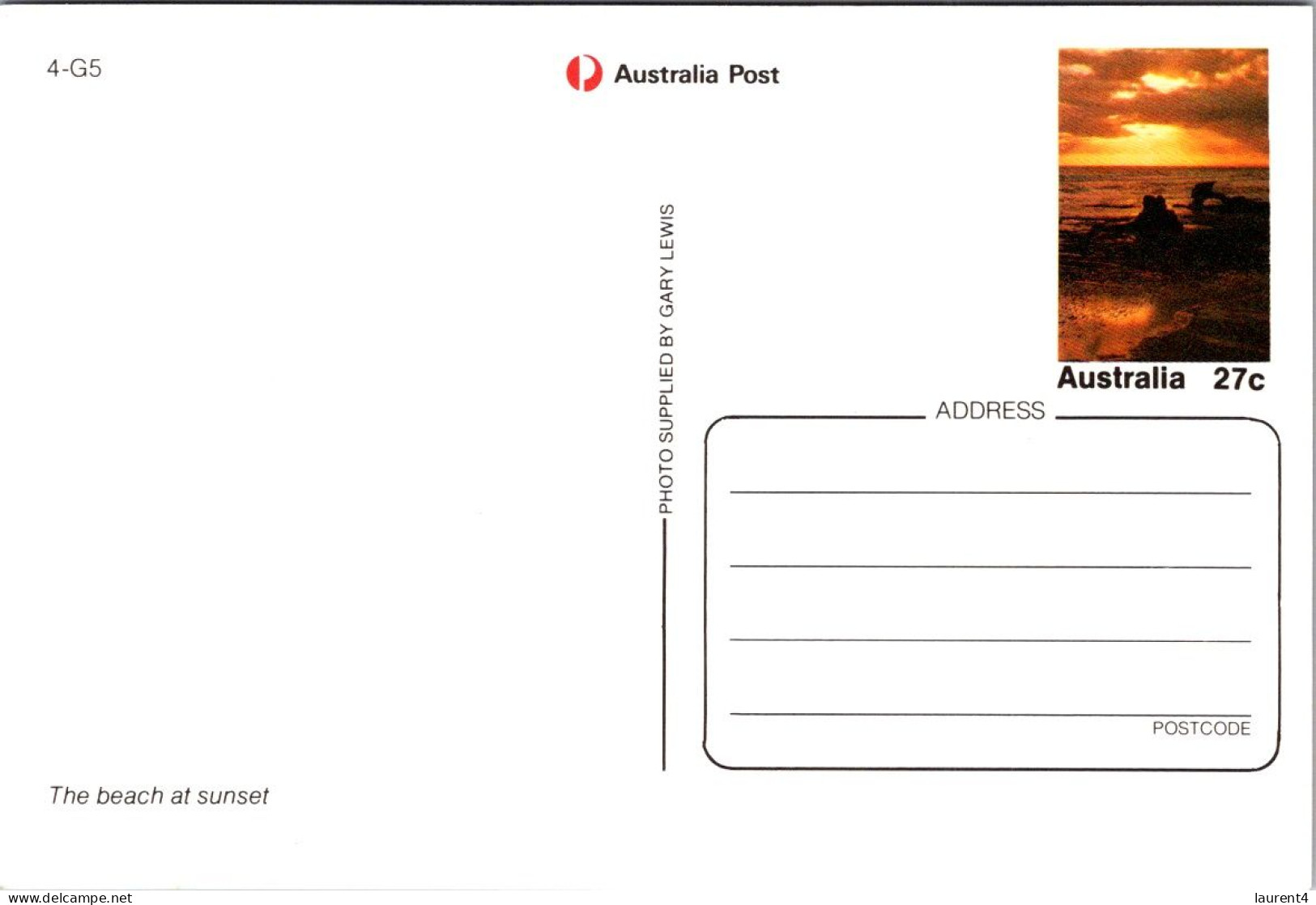 25-1-2024 (2 X 20) Australia (2 Pre-pai Maxicard) - VICTORIA - VIC - Sunset Over The Ocean - Other & Unclassified