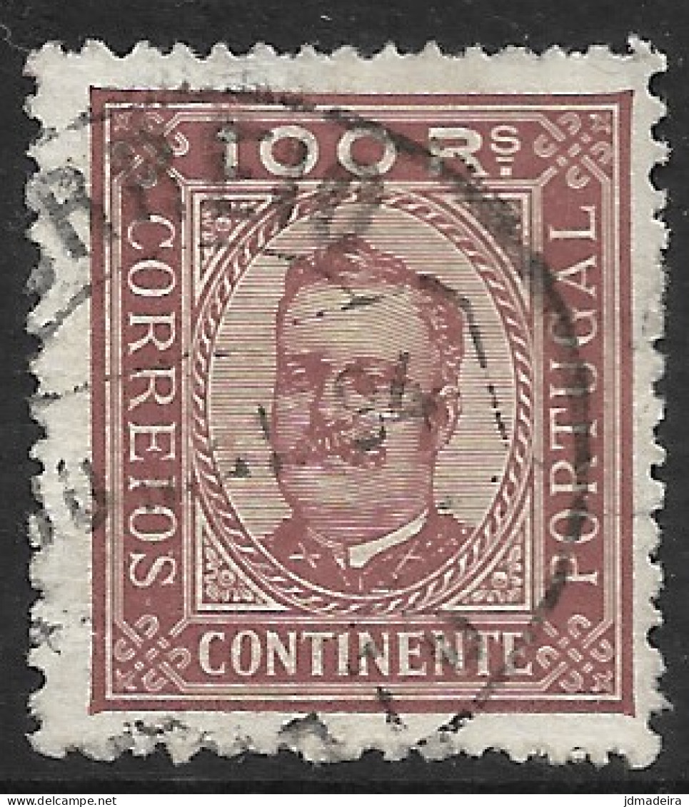 Portugal – 1892 King Carlos 100 Réis Used Stamp - Oblitérés