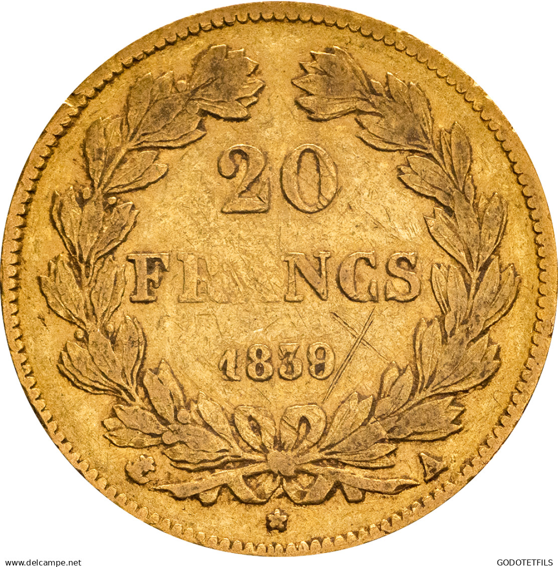 Louis-Philippe-20 Francs 1839 Paris - 20 Francs (or)