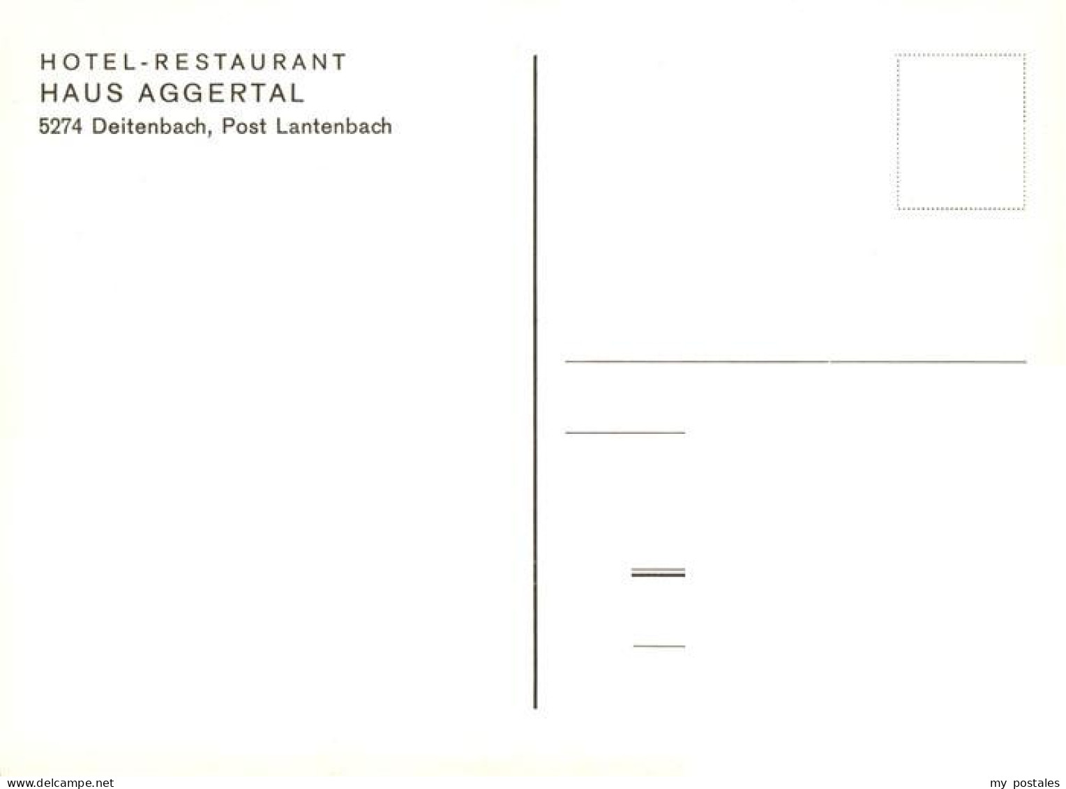 73912824 Deitenbach Gummersbach Hotel Restaurant Haus Aggertal Gastraeume Terras - Gummersbach