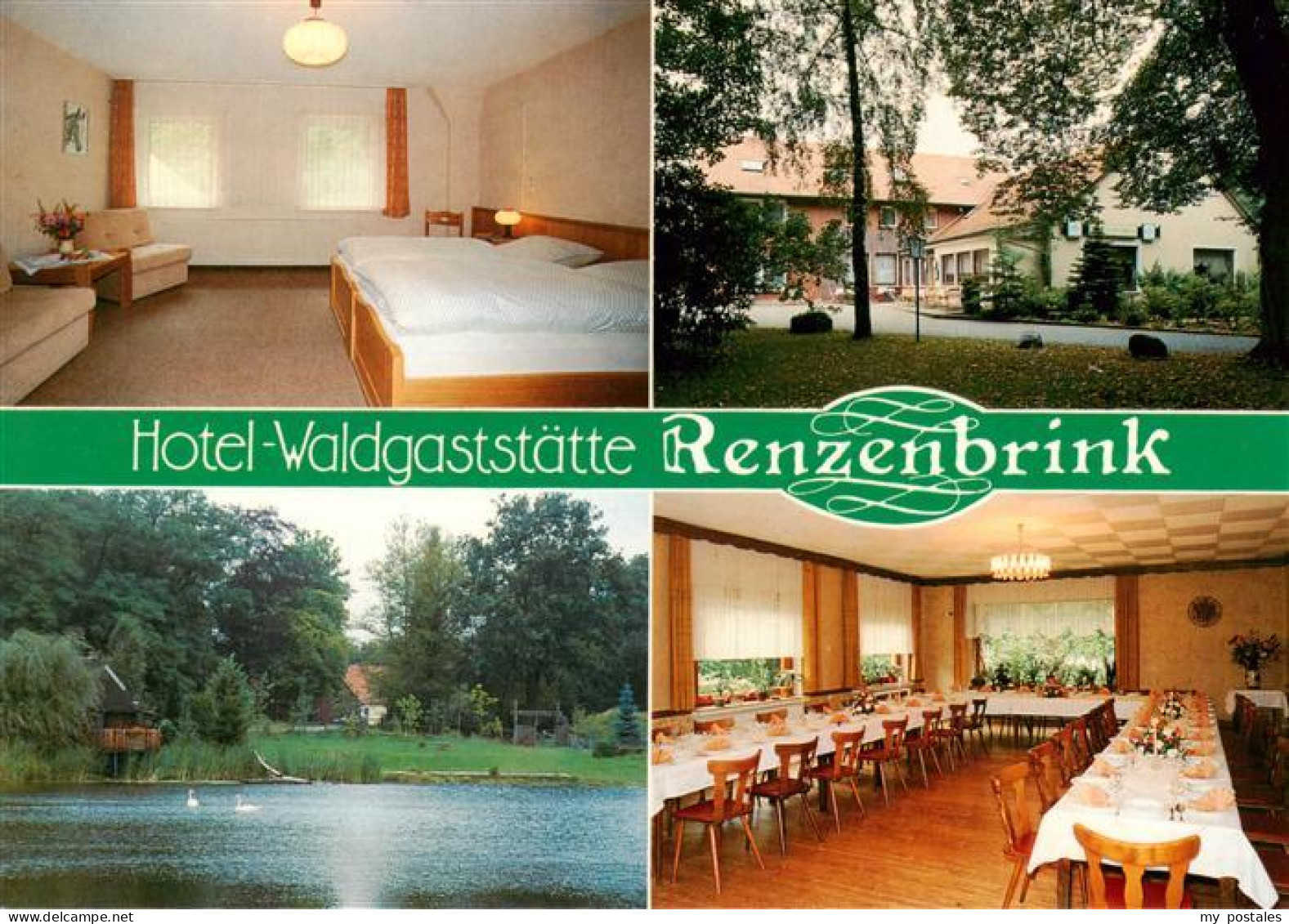 73912726 Bramsche Lingen Hotel Waldgaststaette Renzenbrink Zimmer Gastraum Schwa - Lingen