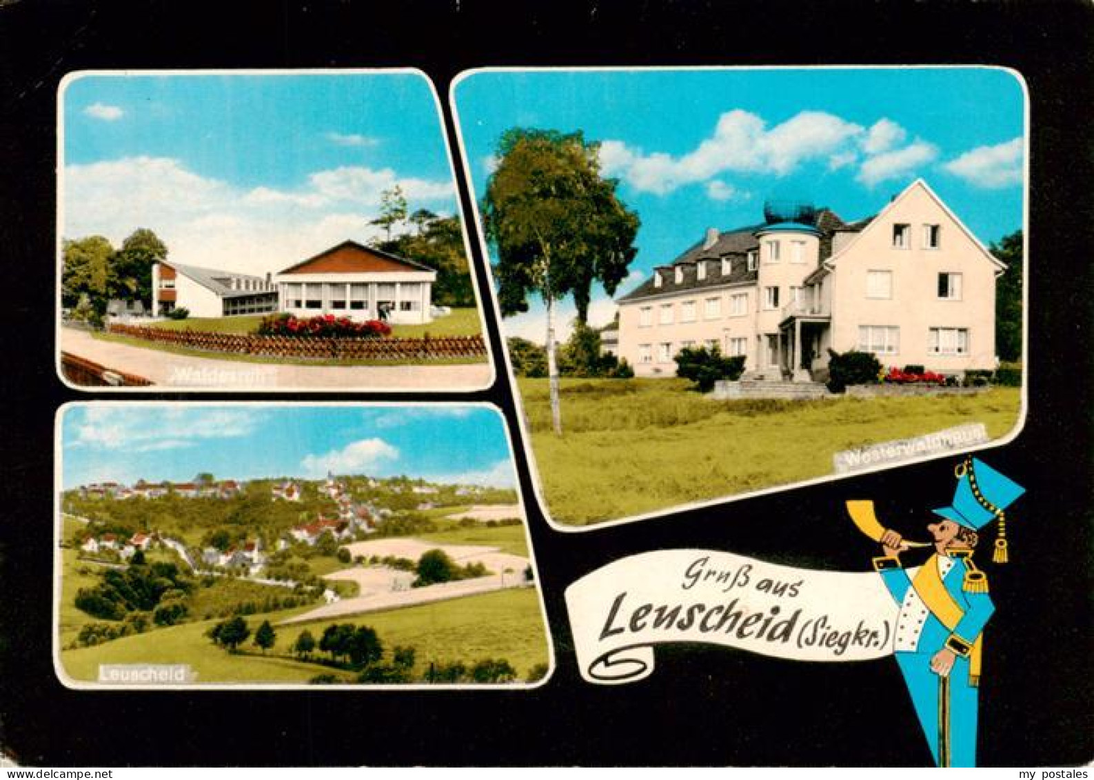 73912594 Leuscheid Gaststaette Pension Penni Waldesruh Westerwaldhaus Panorama - Windeck