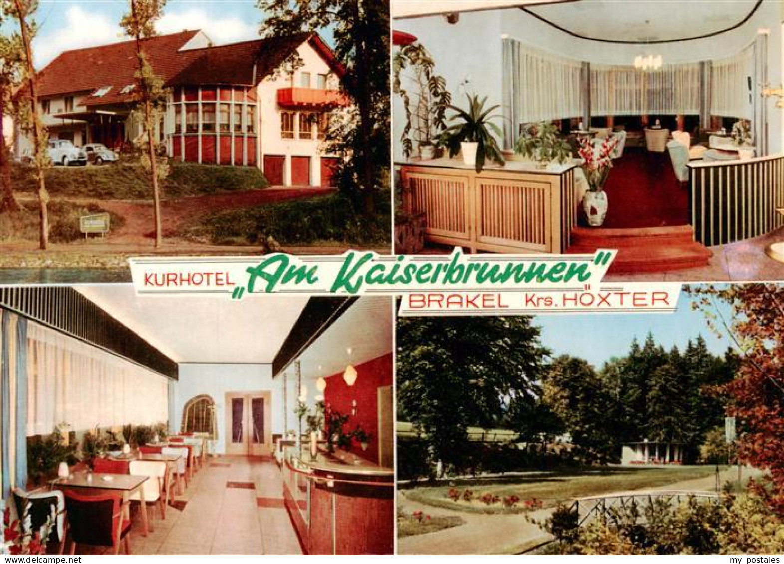 73912513 Brakel Westfalen Kurhotel Am Kaiserbrunnen Gastraeume Park - Brakel