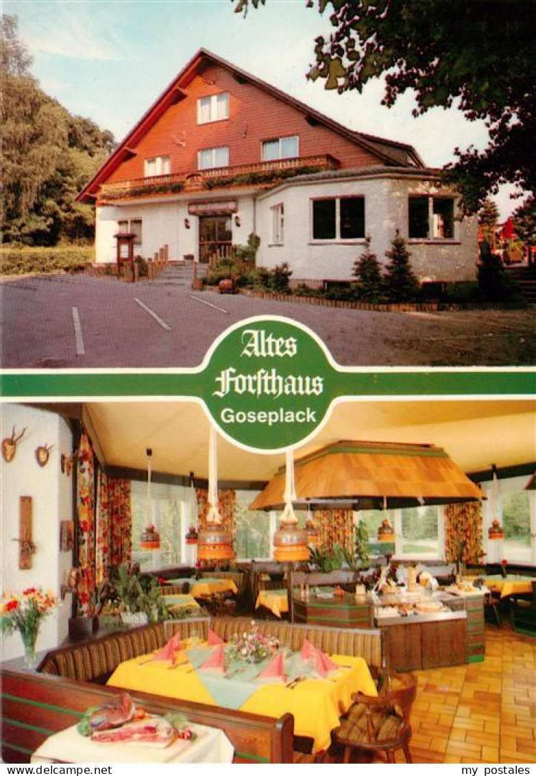 73912440 Goseplack Hardegsen Cafe Restaurant Hotel Altes Forsthaus Gastraum - Hardegsen