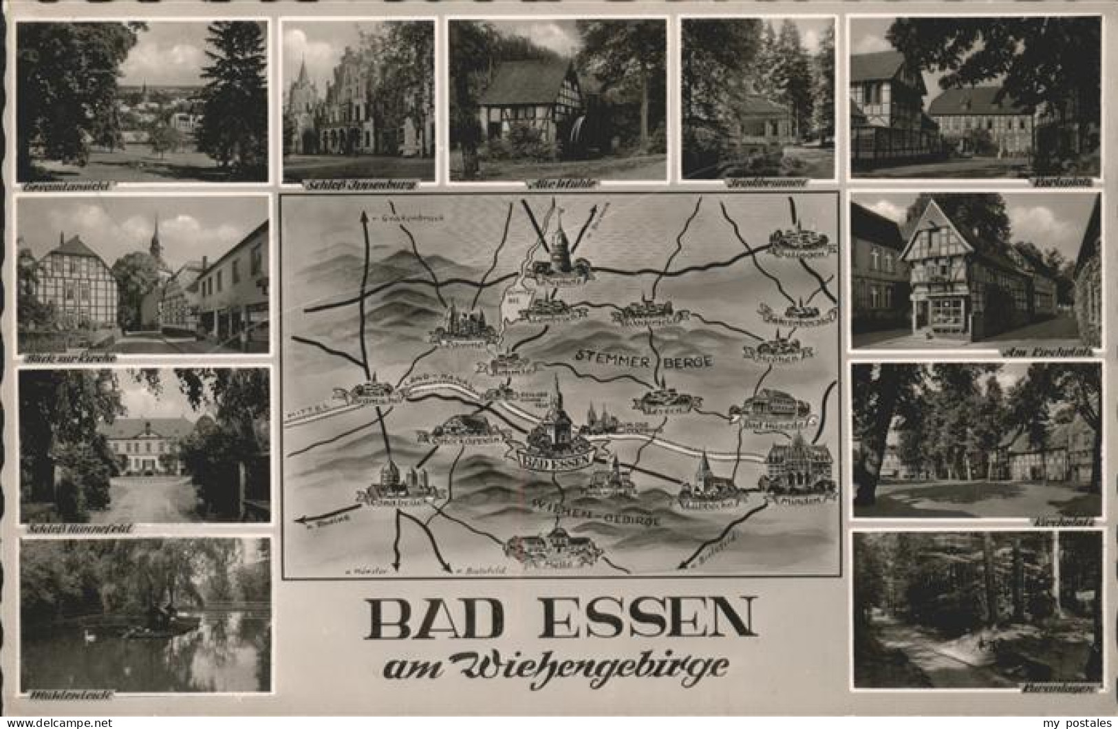 41543266 Bad Essen Landkarte Und Ansichten Bad Essen - Bad Essen