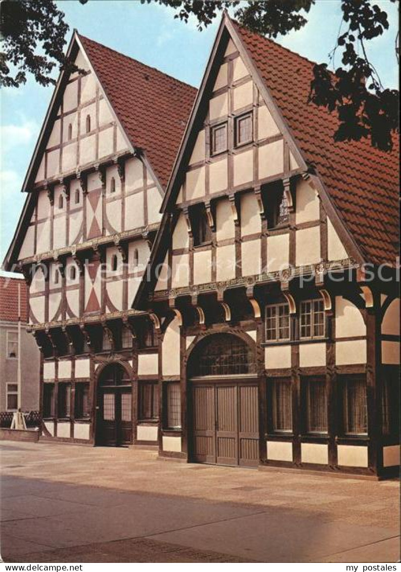 41542771 Herford Bruederstrasse Remensnider- Und Engelking-Haus Fachwerk Herford - Herford