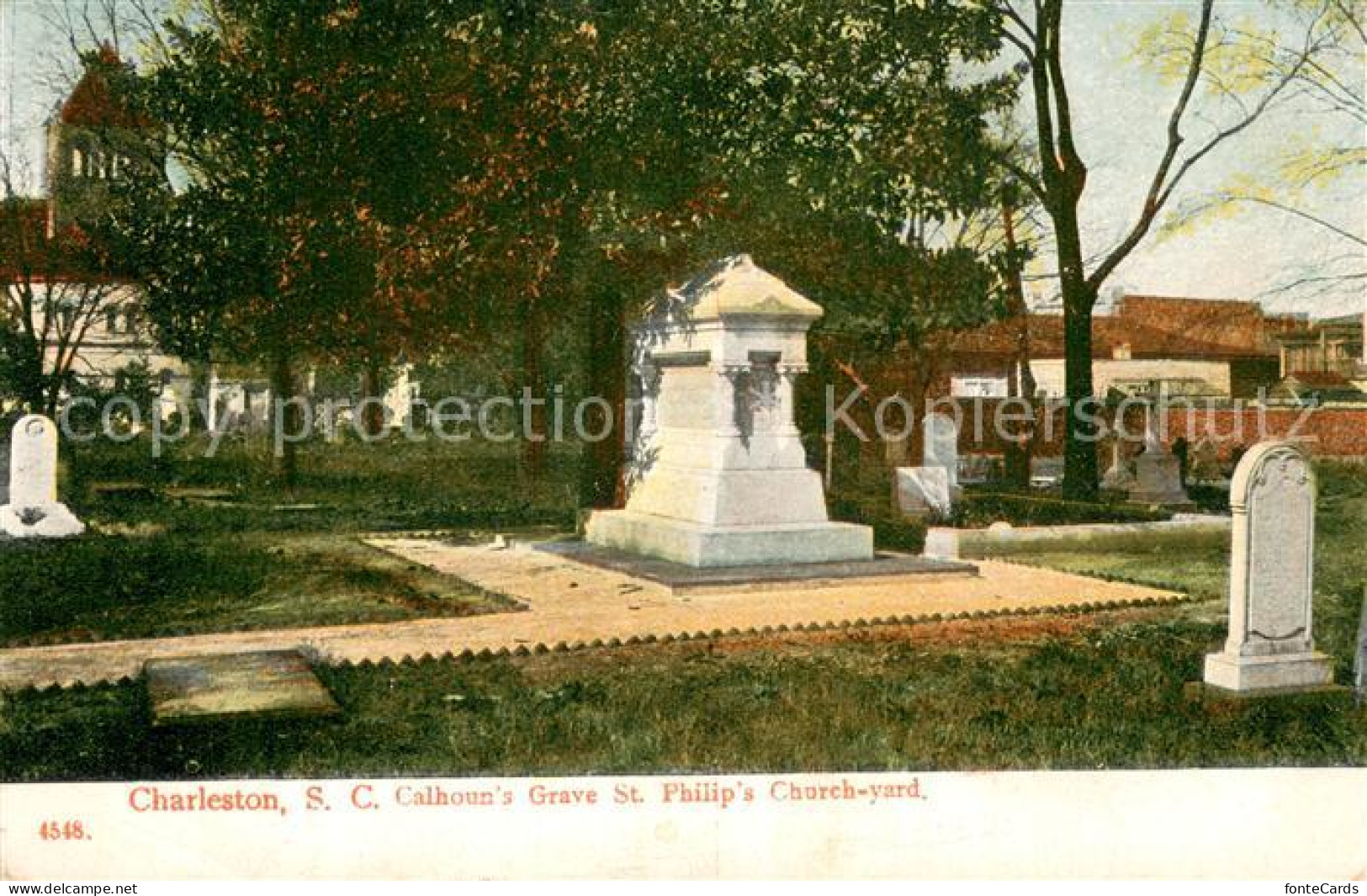 73782127 Charleston_South_Carolina Calhouns Grave St. Philips Church-yard - Other & Unclassified