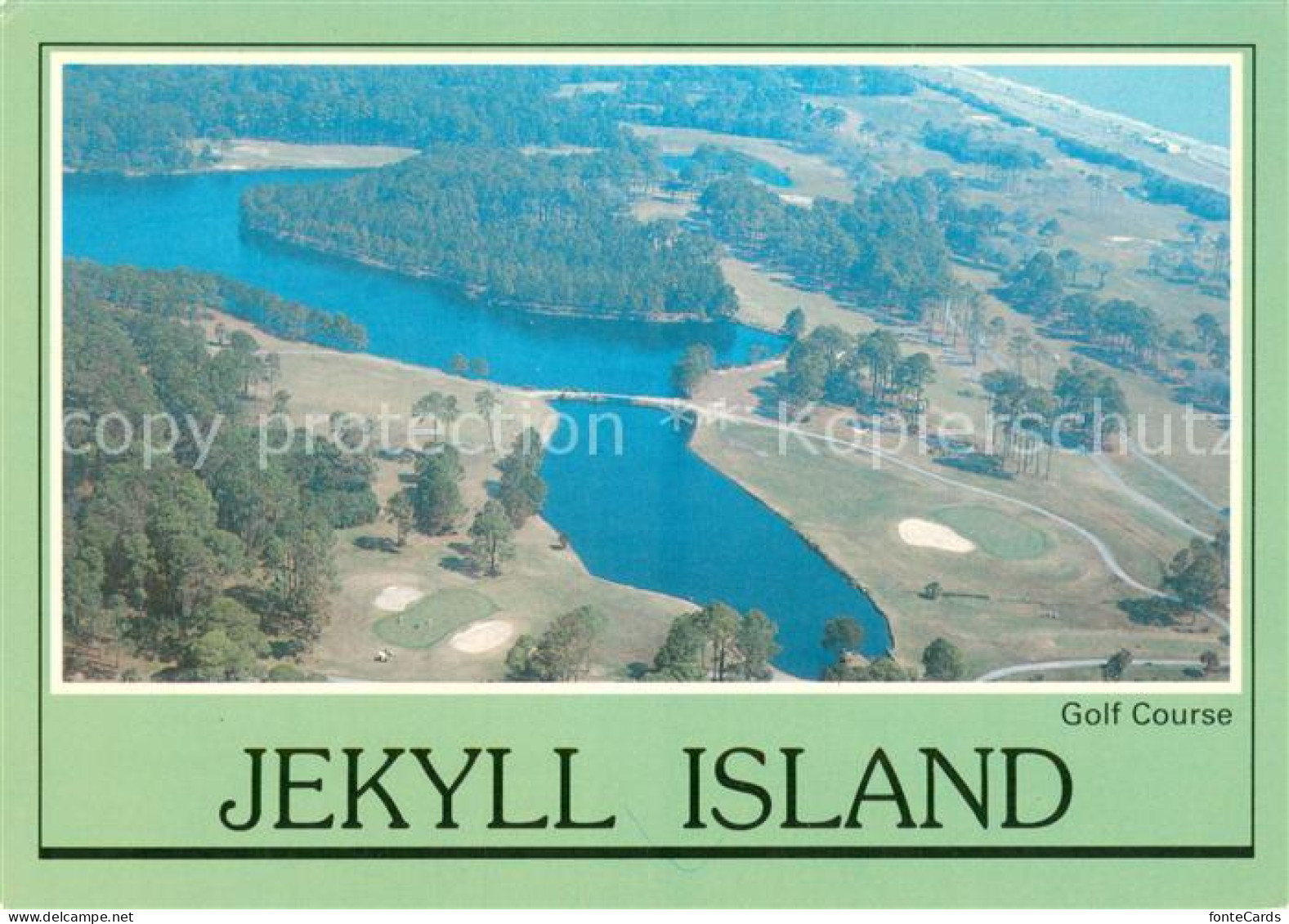 73745502 Jekyll_Island_Georgia Fliegeraufnahme Largest Gulf Resort - Andere & Zonder Classificatie