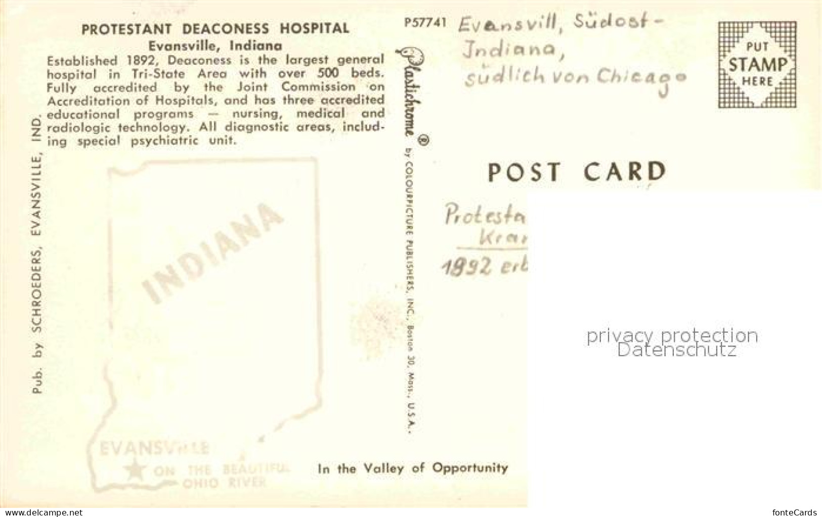 72779992 Evansville_Indiana Protestant Deaconess Hospital - Other & Unclassified