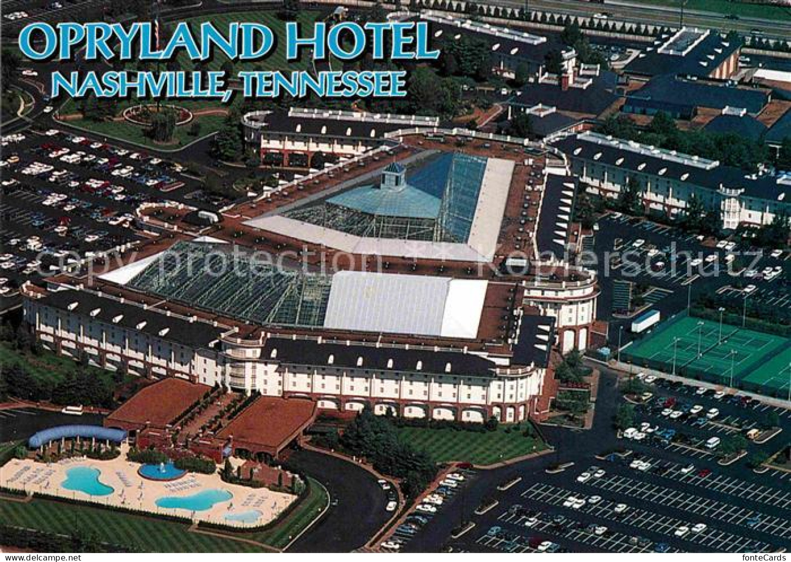 72772285 Nashville_Tennessee Fliegeraufnahme Opryland Hotel - Otros & Sin Clasificación