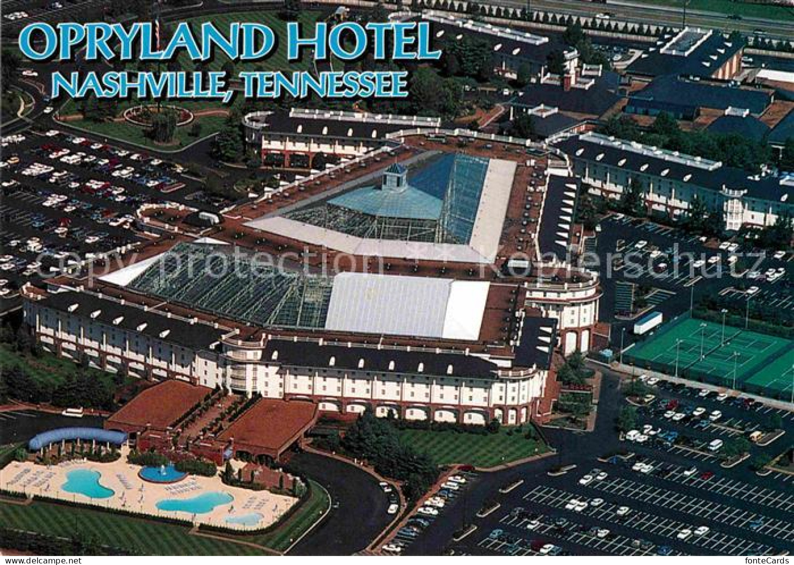 72772285 Nashville_Tennessee Fliegeraufnahme Opryland Hotel - Sonstige & Ohne Zuordnung