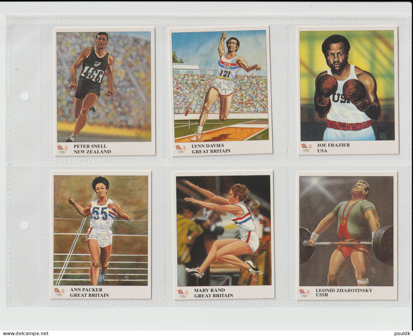 Olympic Champions - 1996 Trading Cards By Imperial Publishing - Part Set Of 41. Postal Weight Approx 0,17 Kg. - Andere & Zonder Classificatie